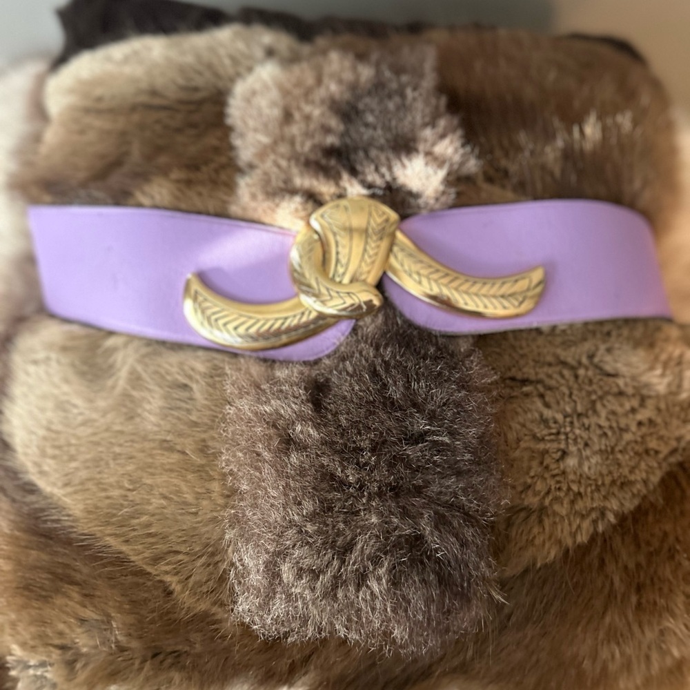 Vintage leather belt - Picture 4 of 14
